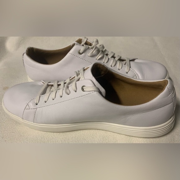 NWT Cole Haan W08780 Crosscourt Traveler Tennis Sneakers 9.5 B White Leather - Picture 8 of 14